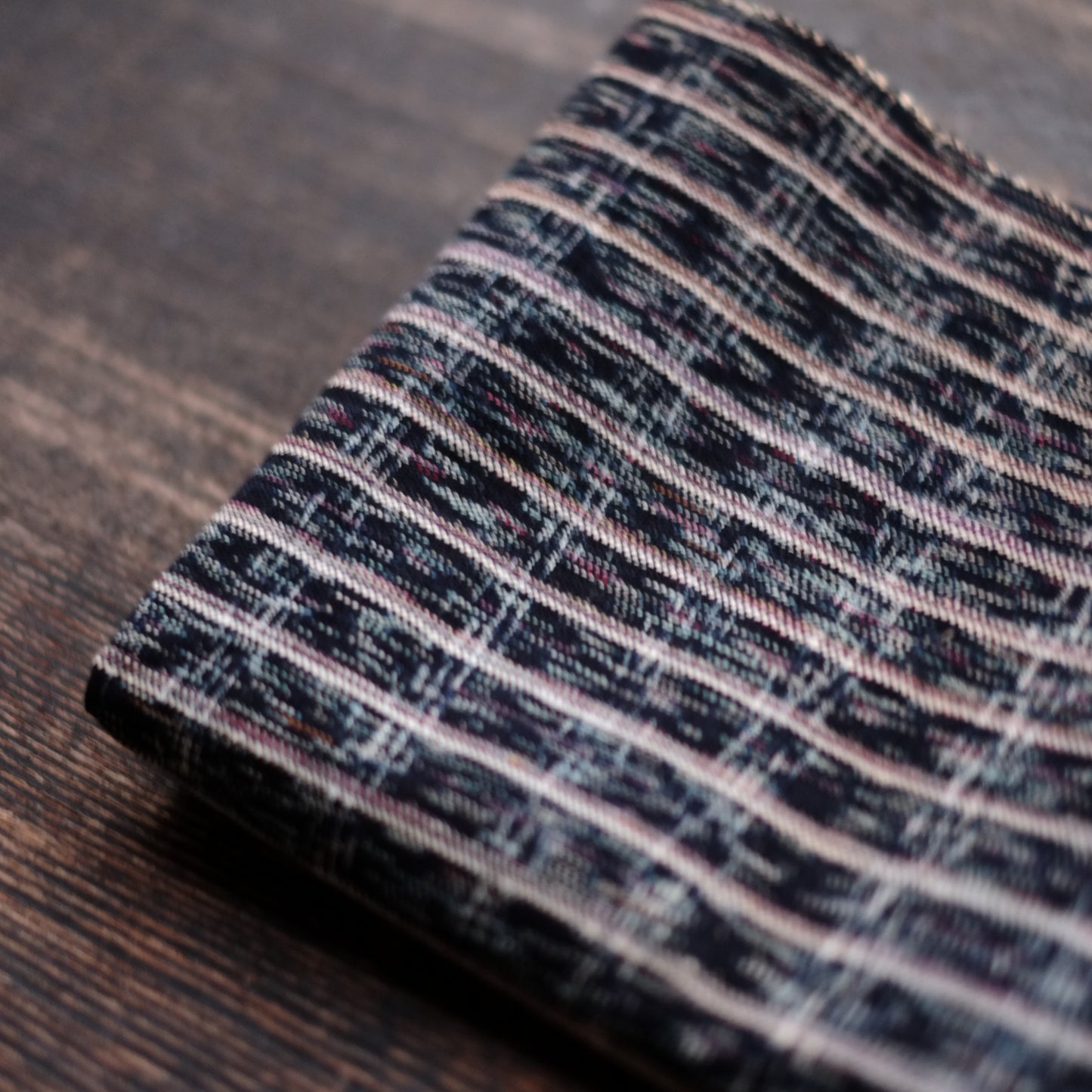 時代　狩浜縞(狩浜絣)古布　(大正-戦前頃)