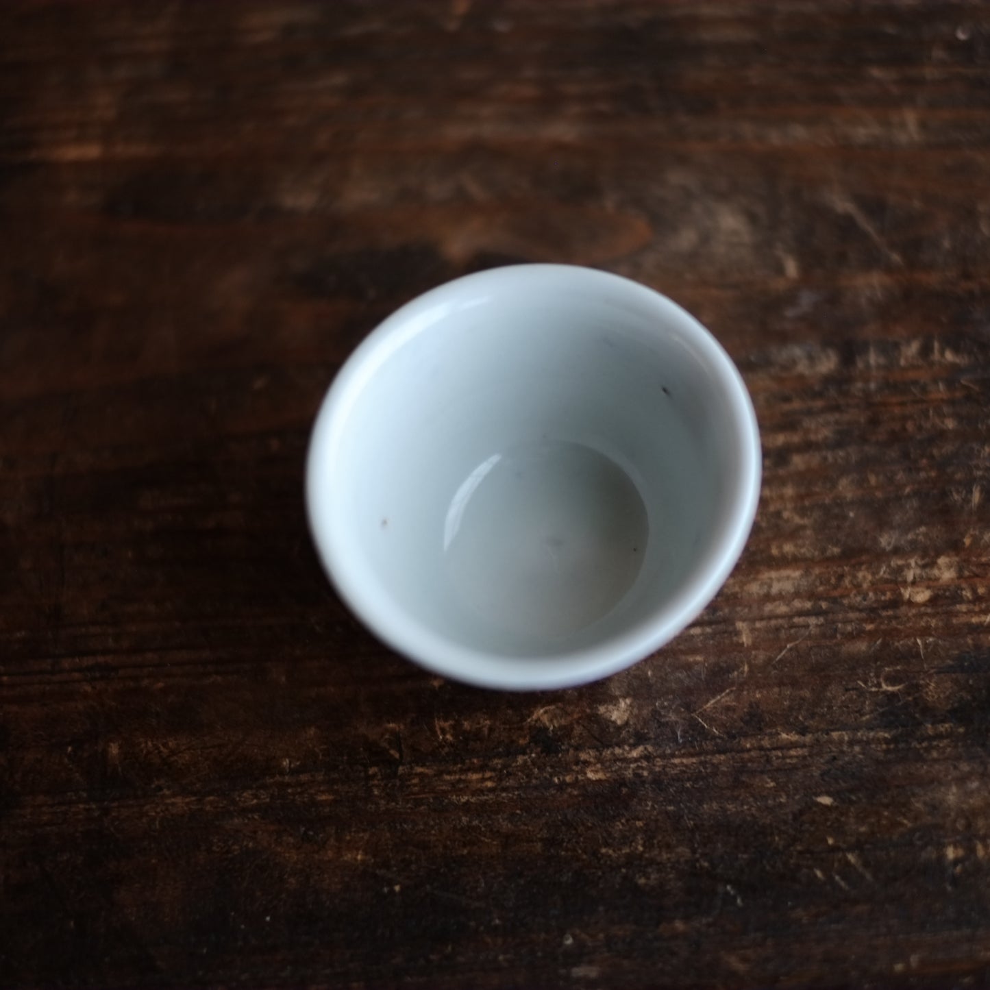 時代　瑠璃釉　猪口煎茶盃　(清朝期)
