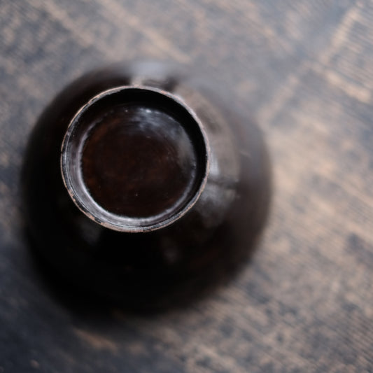 時代 黒漆塗椀 (江戸-明治)