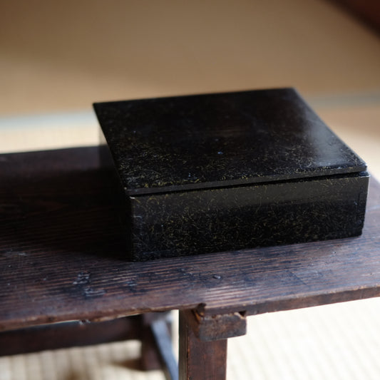 時代 変わり塗漆蓋付箱 文箱 (19世紀)