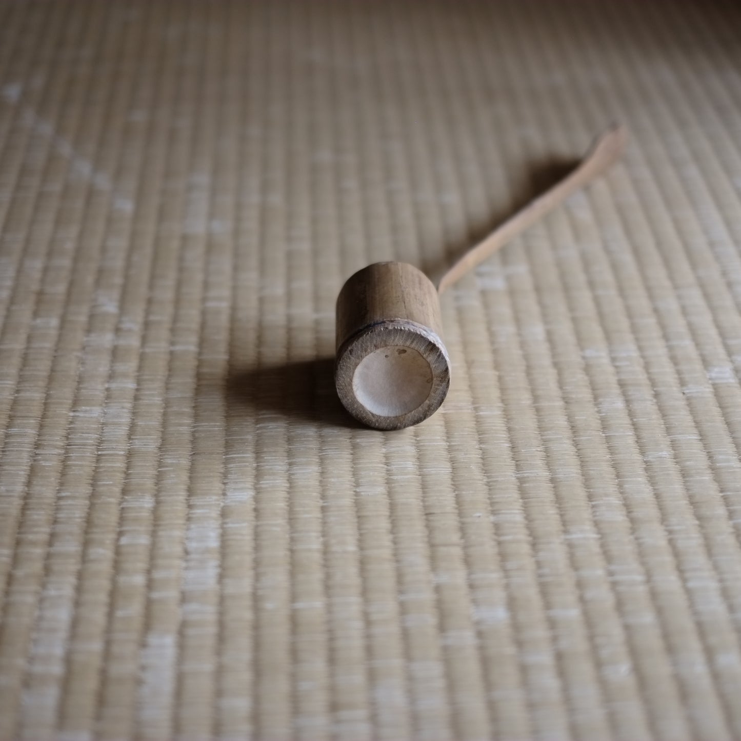 時代　竹工柄杓・水次