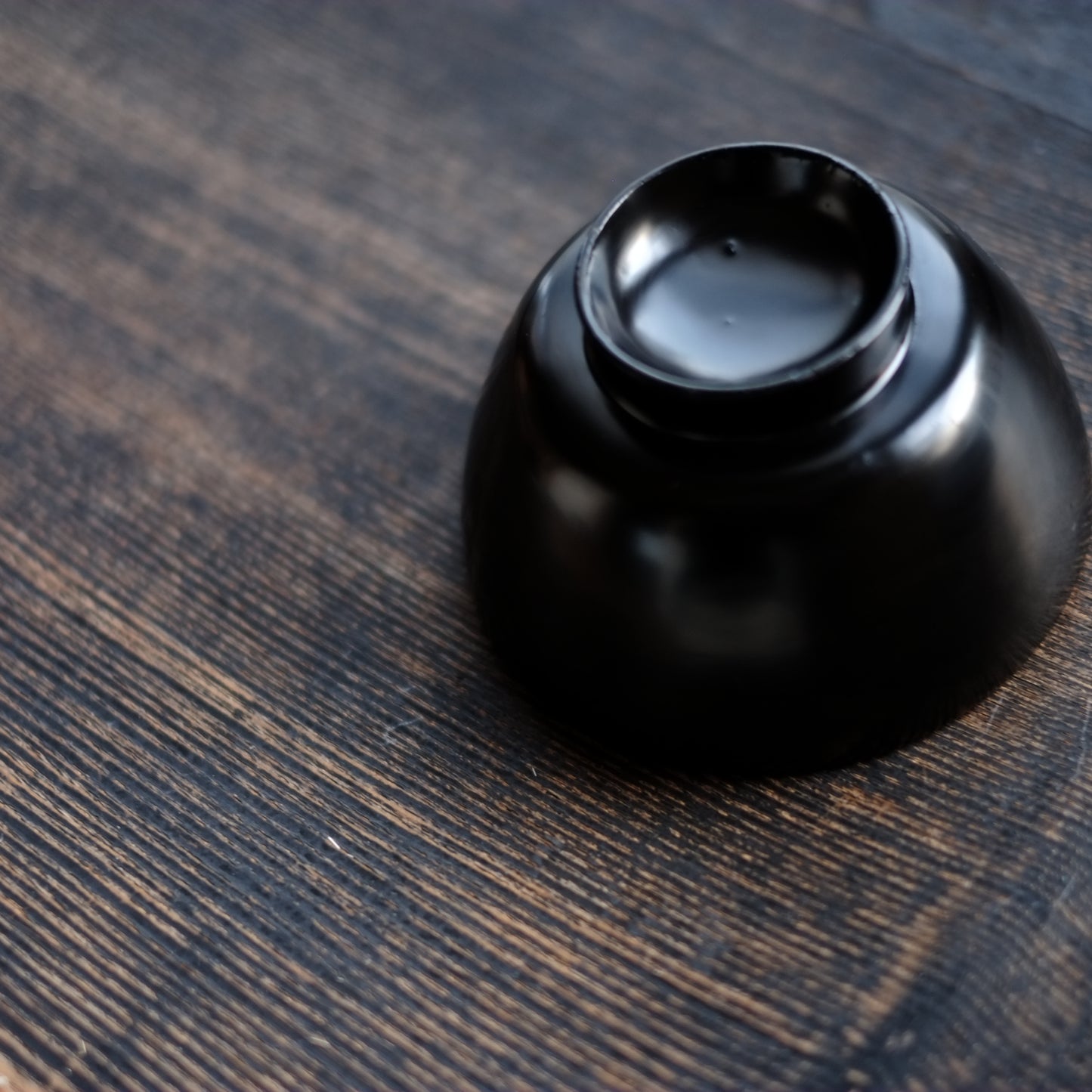 時代　縁金黒漆椀　(江戸時代)  19世紀