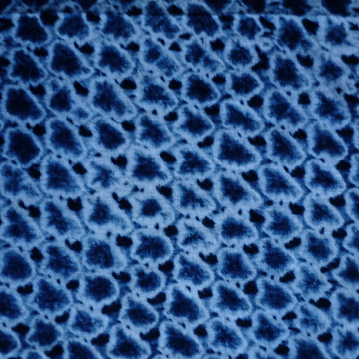 時代　絞り藍染　古布　十枚セット　(明治–昭和)