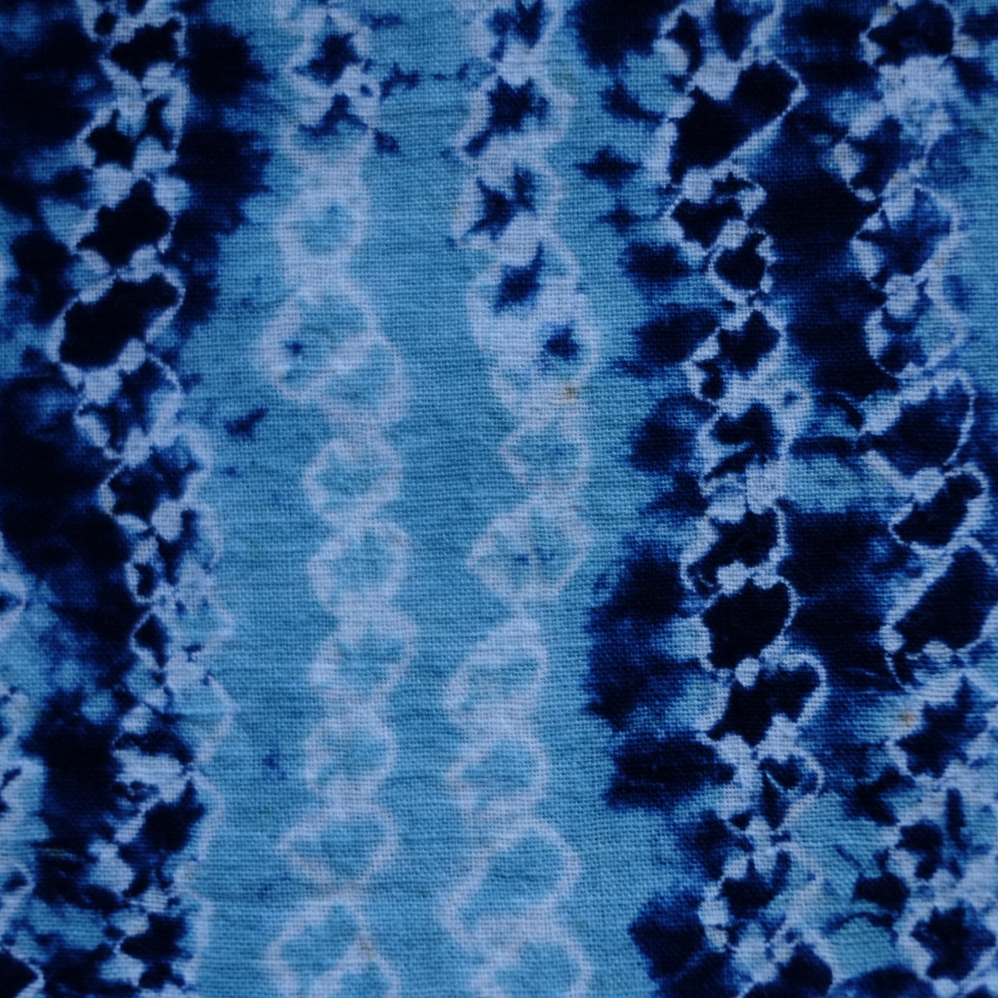 時代　絞り藍染　古布　十枚セット　(明治–昭和)