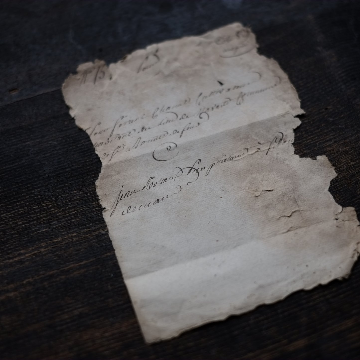 時代　フランス手稿古文書断簡
（1790〜1810年代頃）
