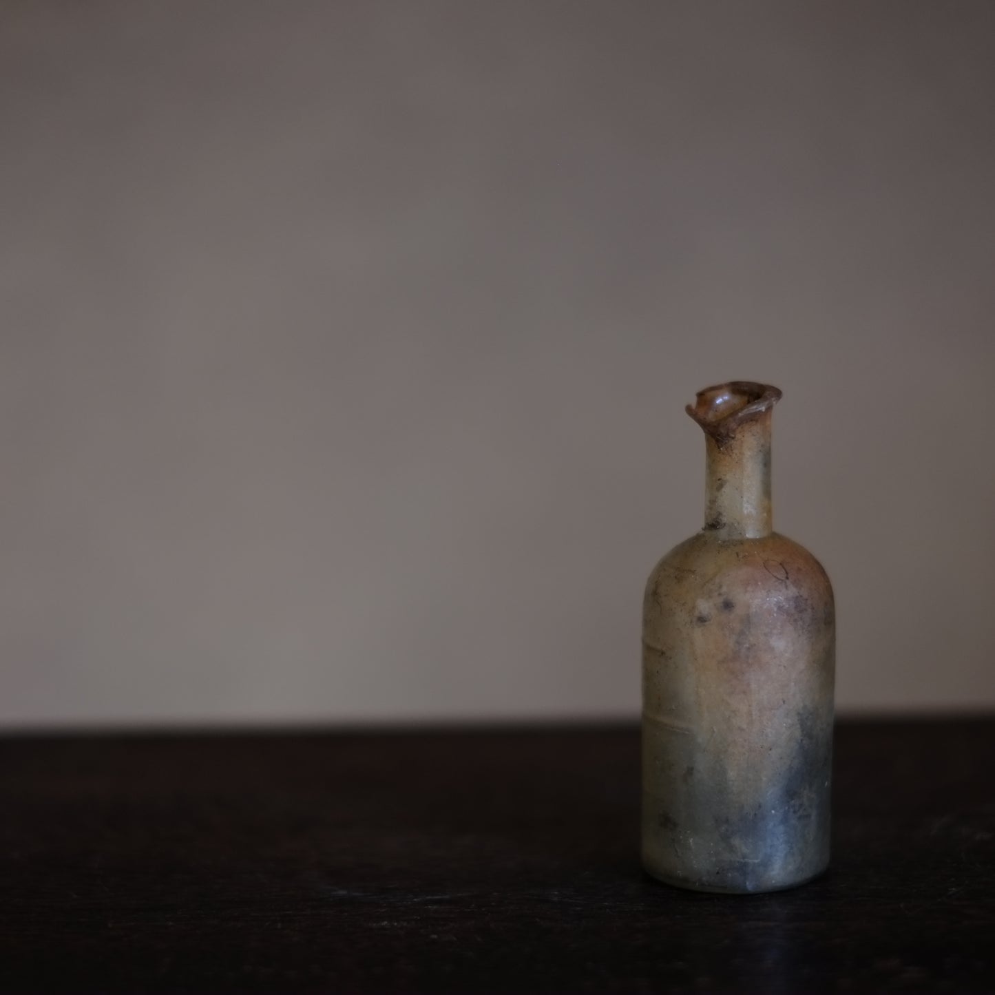 川揚り　時代ガラス　小瓶
