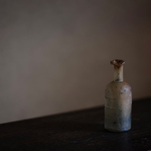 川揚り 時代ガラス 小瓶