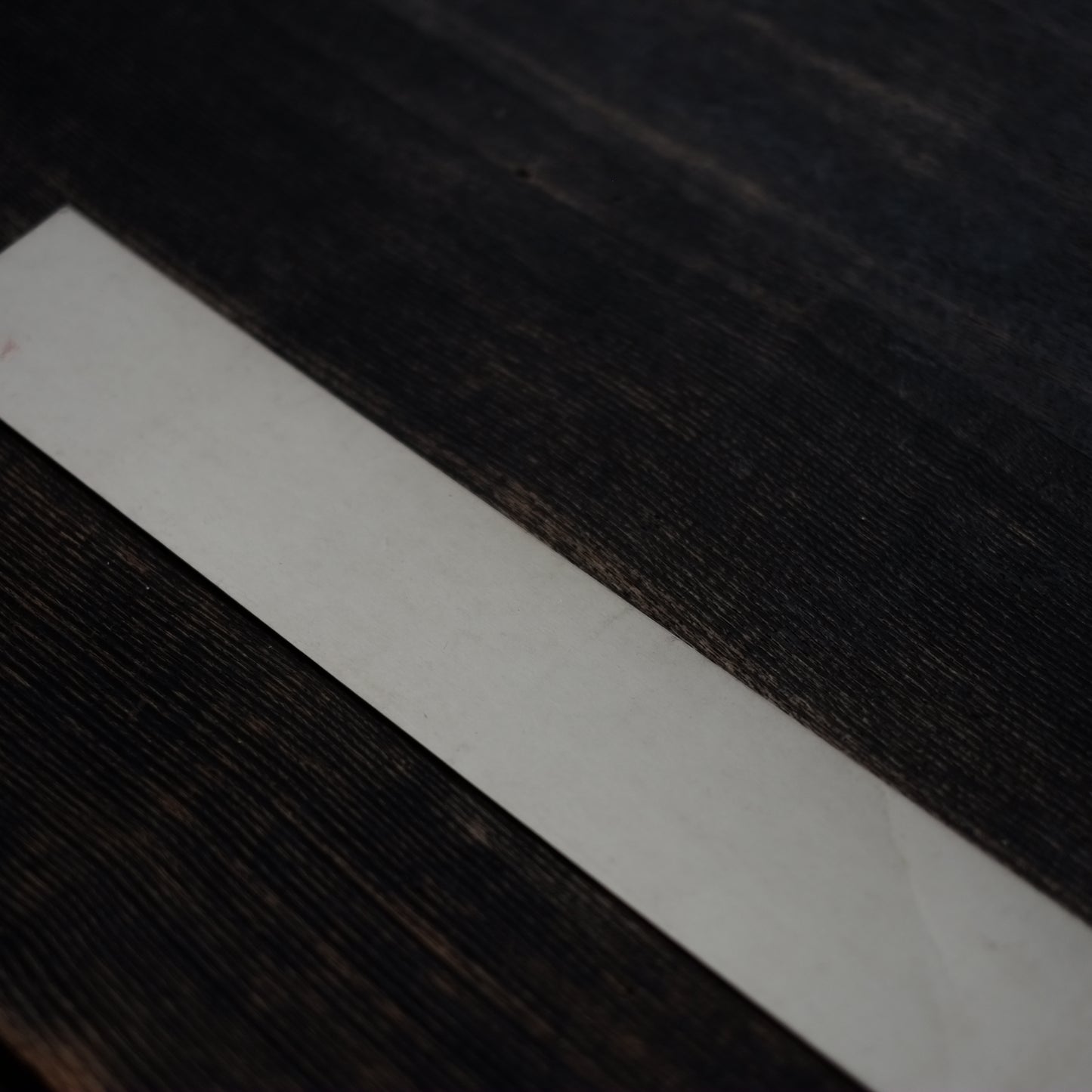 時代　銀地紙本梅図　水墨画　短冊