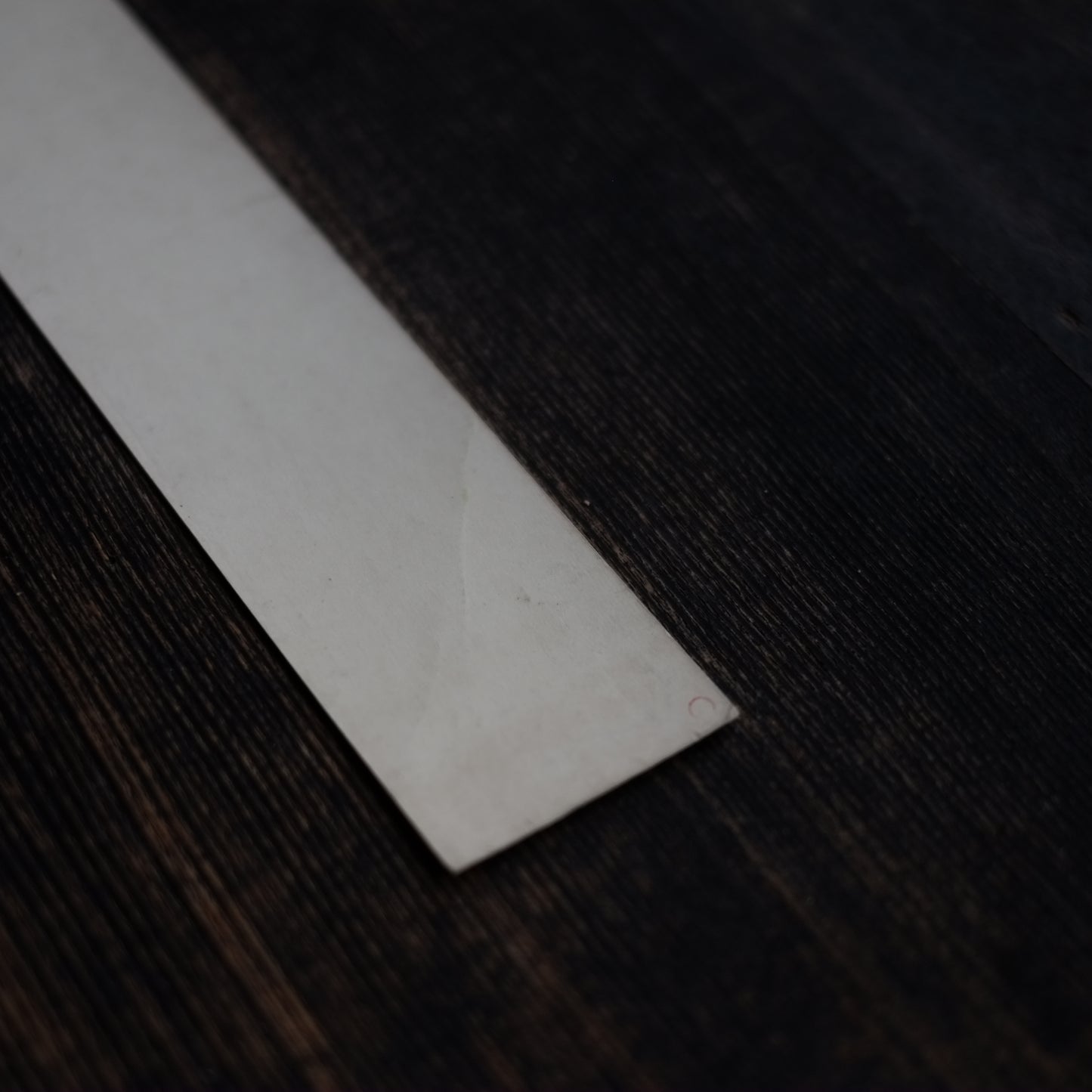 時代　銀地紙本梅図　水墨画　短冊