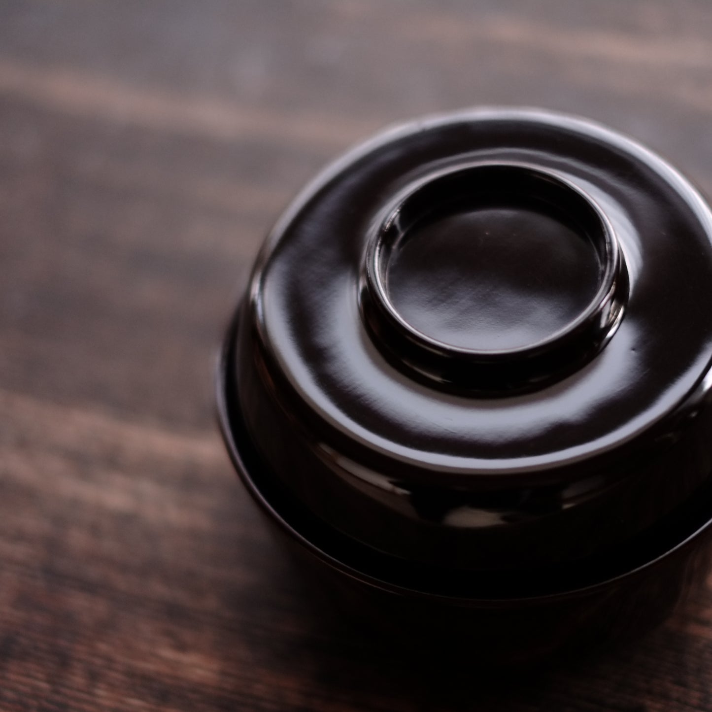 時代　利休形真塗一文字椀　汁椀　二・四ノ椀     (江戸後期-明治初期・19世紀）