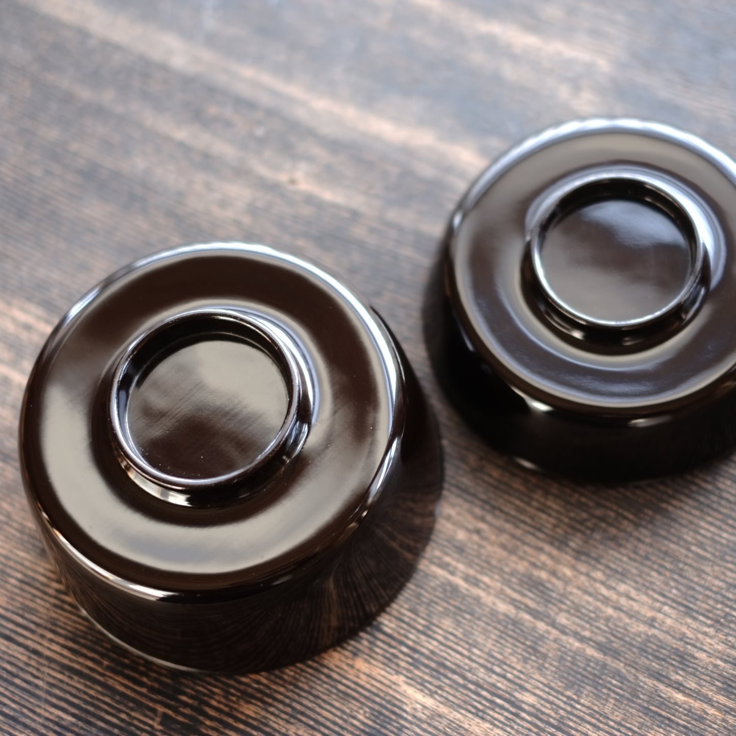 時代　利休形真塗一文字椀　飯椀　一 ・三ノ椀     (江戸後期-明治初期・19世紀）