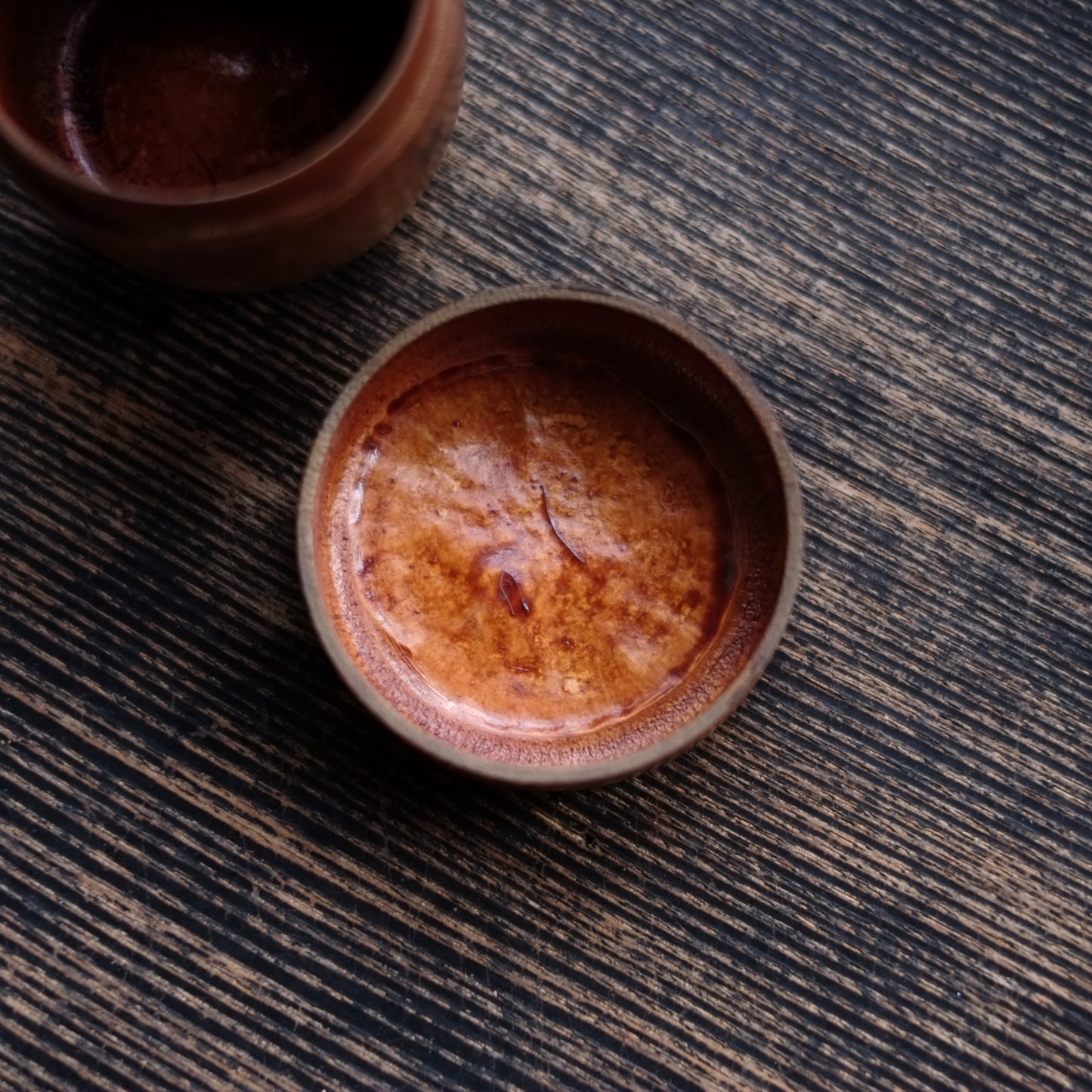 時代　素地竹工笹金蒔絵　棗　(19世紀-20世紀)