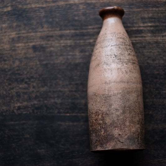 時代 口飴釉徳利 (19世紀末幕末-明治)