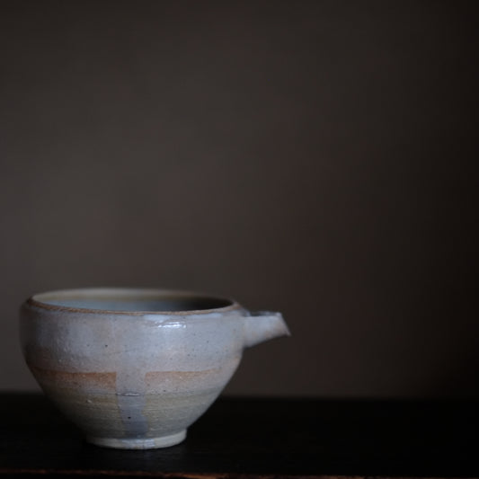 時代 灰釉片口 3セット(大正-戦前頃)