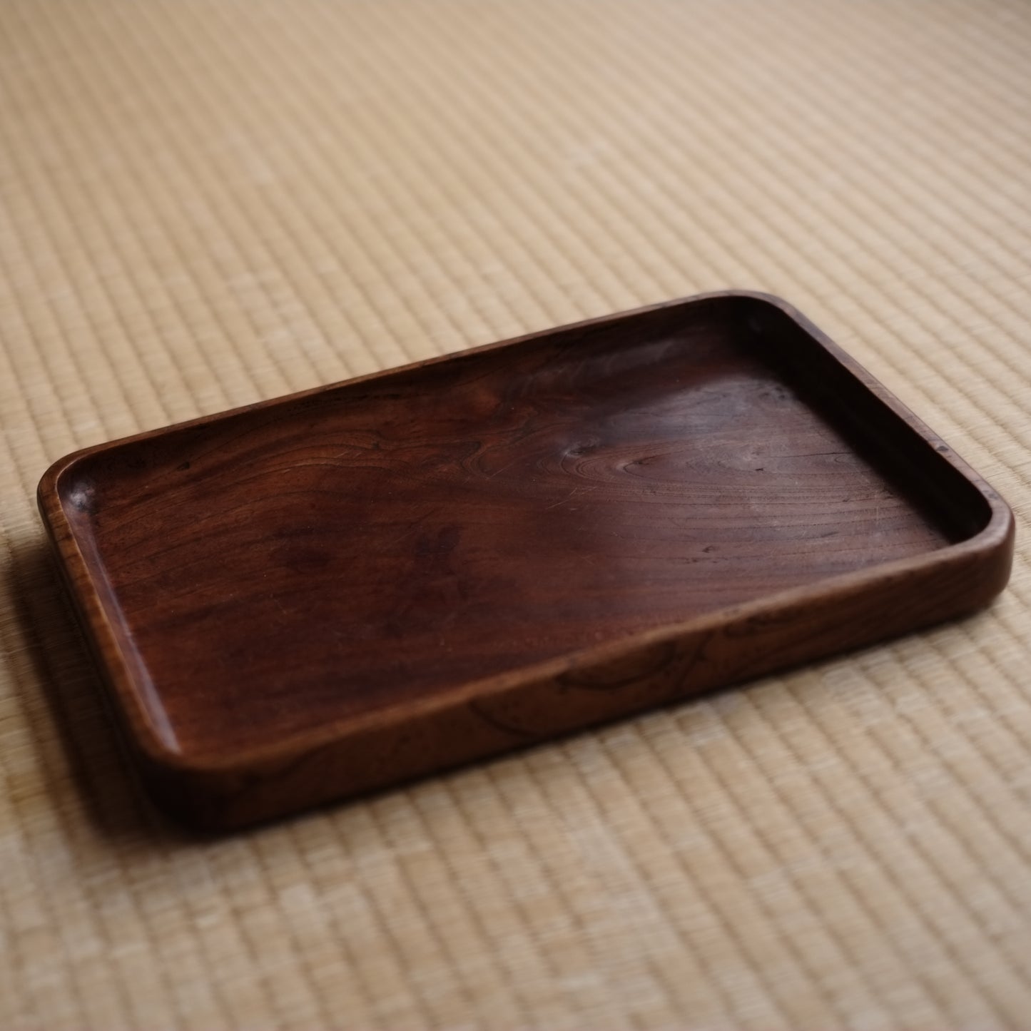 時代　角刳抜木地盆　(明治後期-戦前頃)