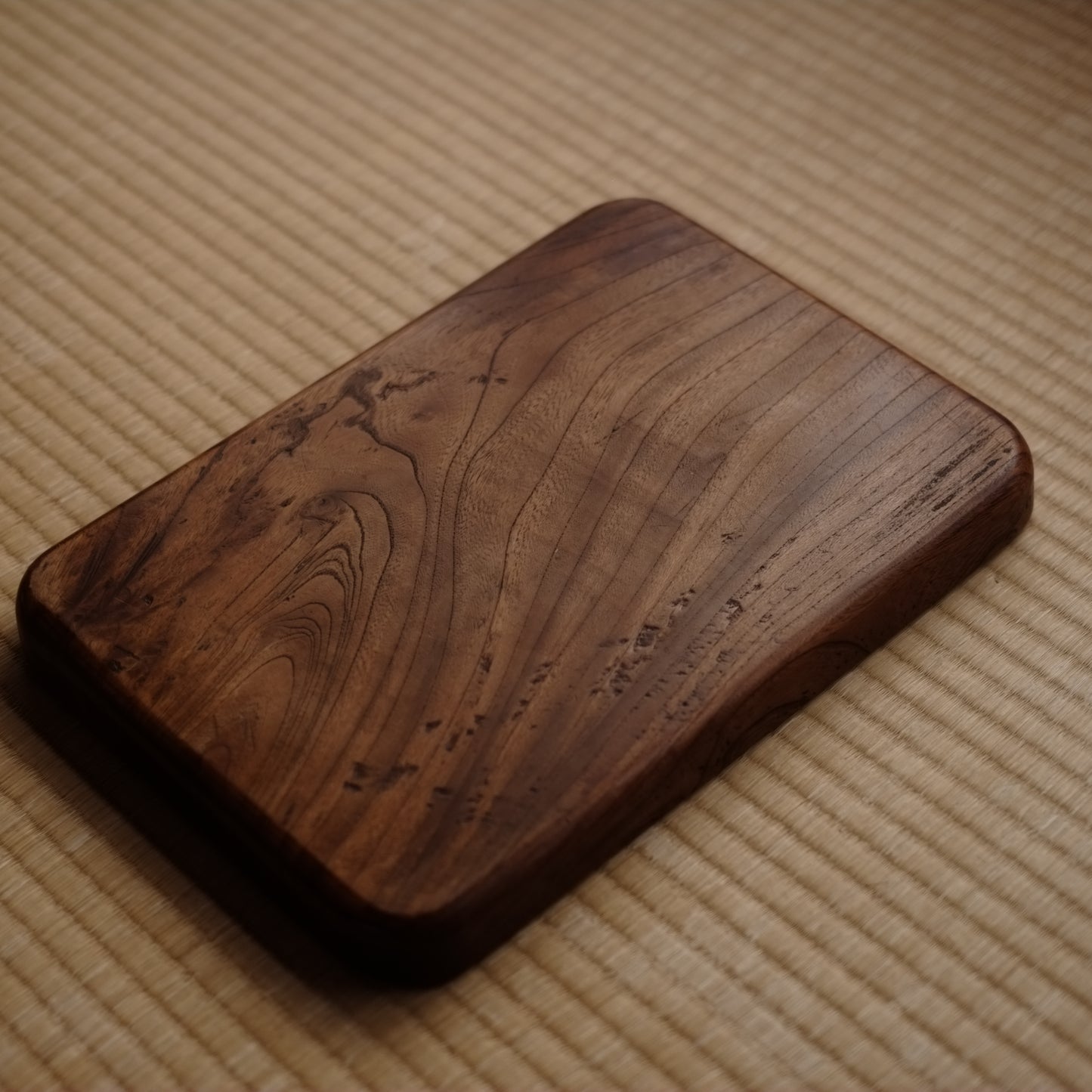 時代　角刳抜木地盆　(明治後期-戦前頃)