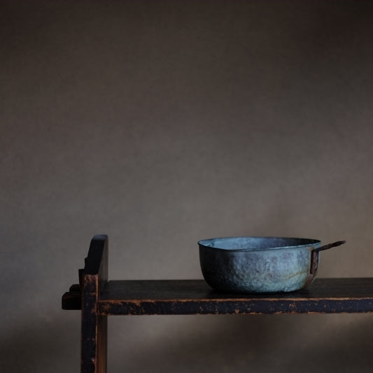 時代 侘古銅打鍋