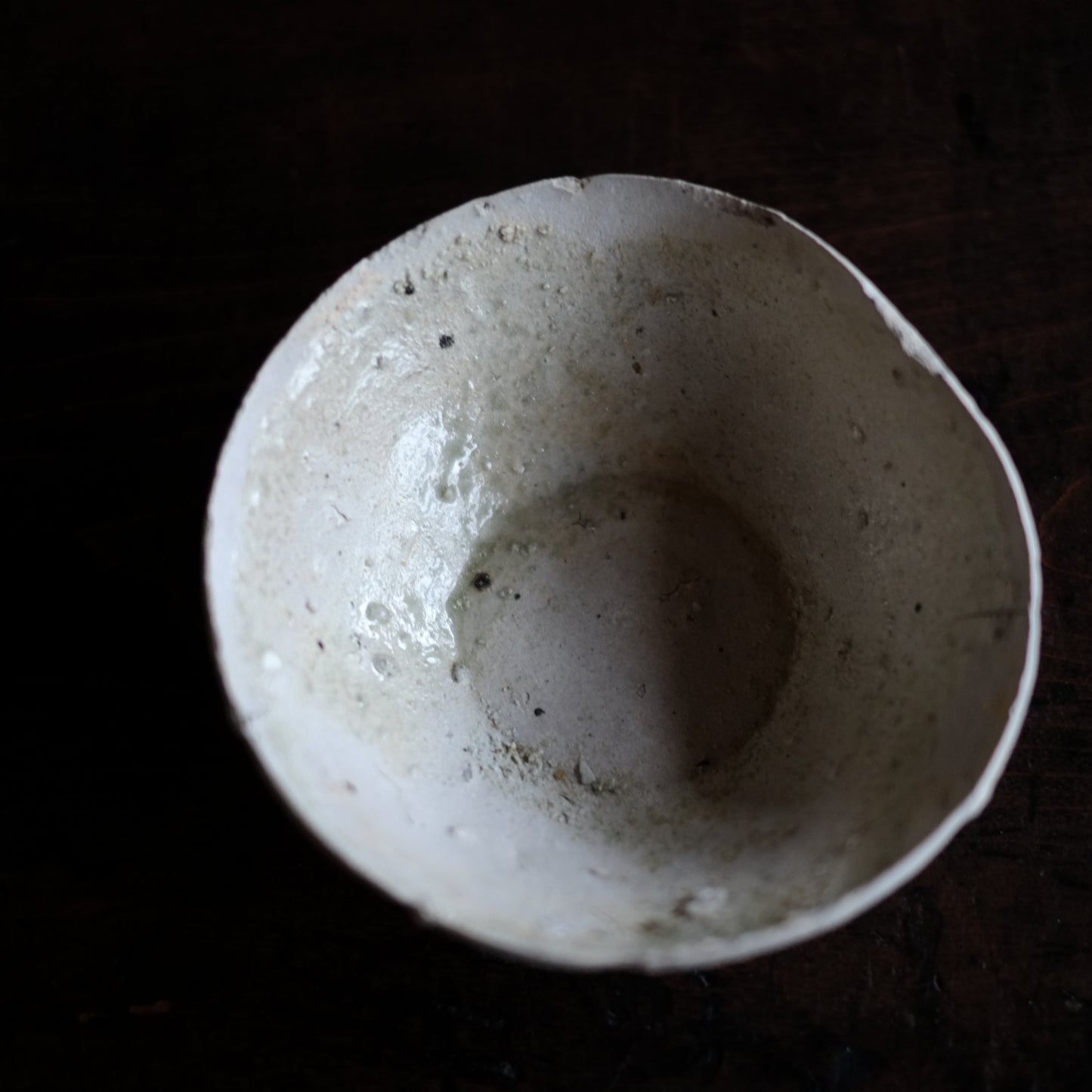 時代　自然釉　山茶碗　(鎌倉時代　12-14世紀)