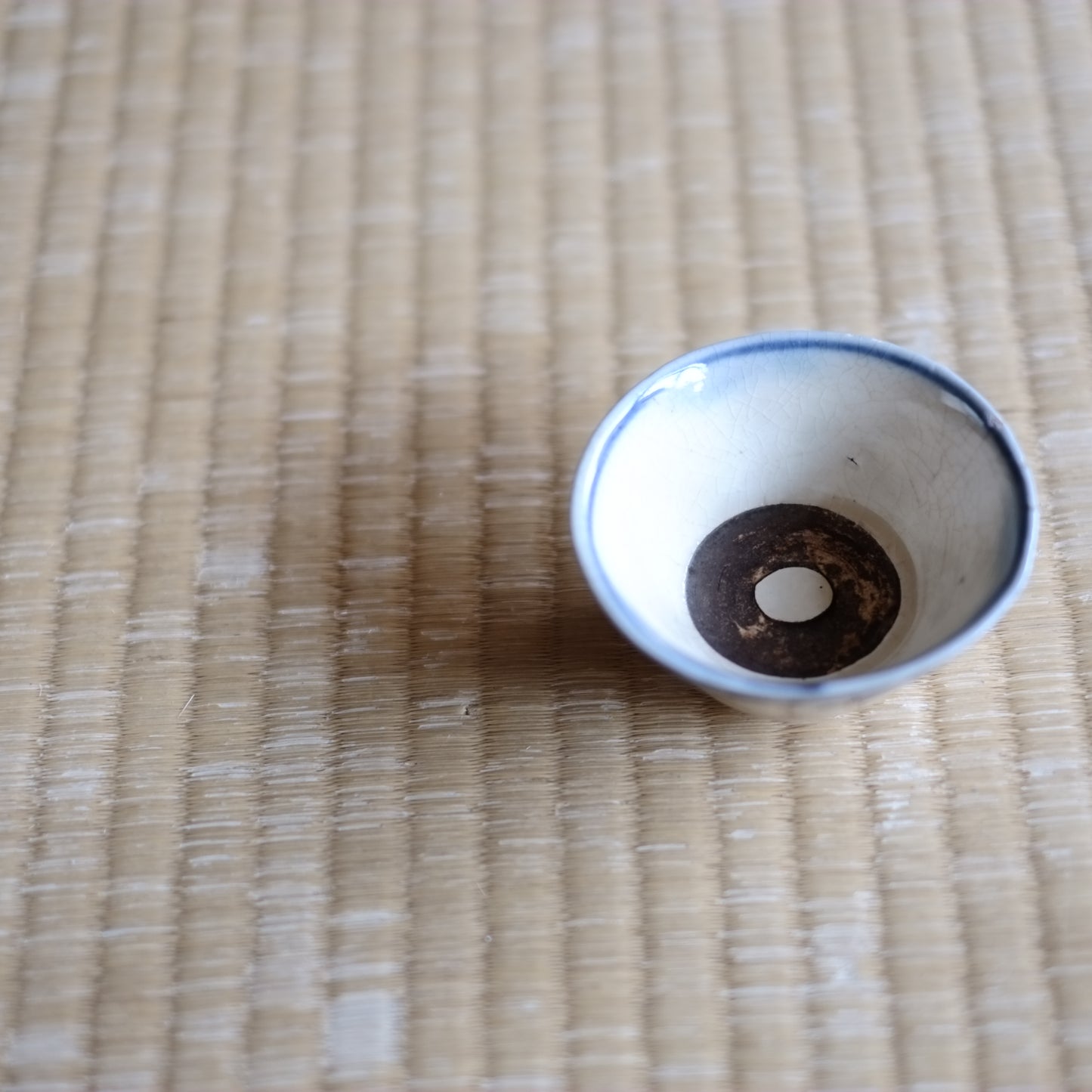 時代　呉須手染付　茶杯・盃(清朝)