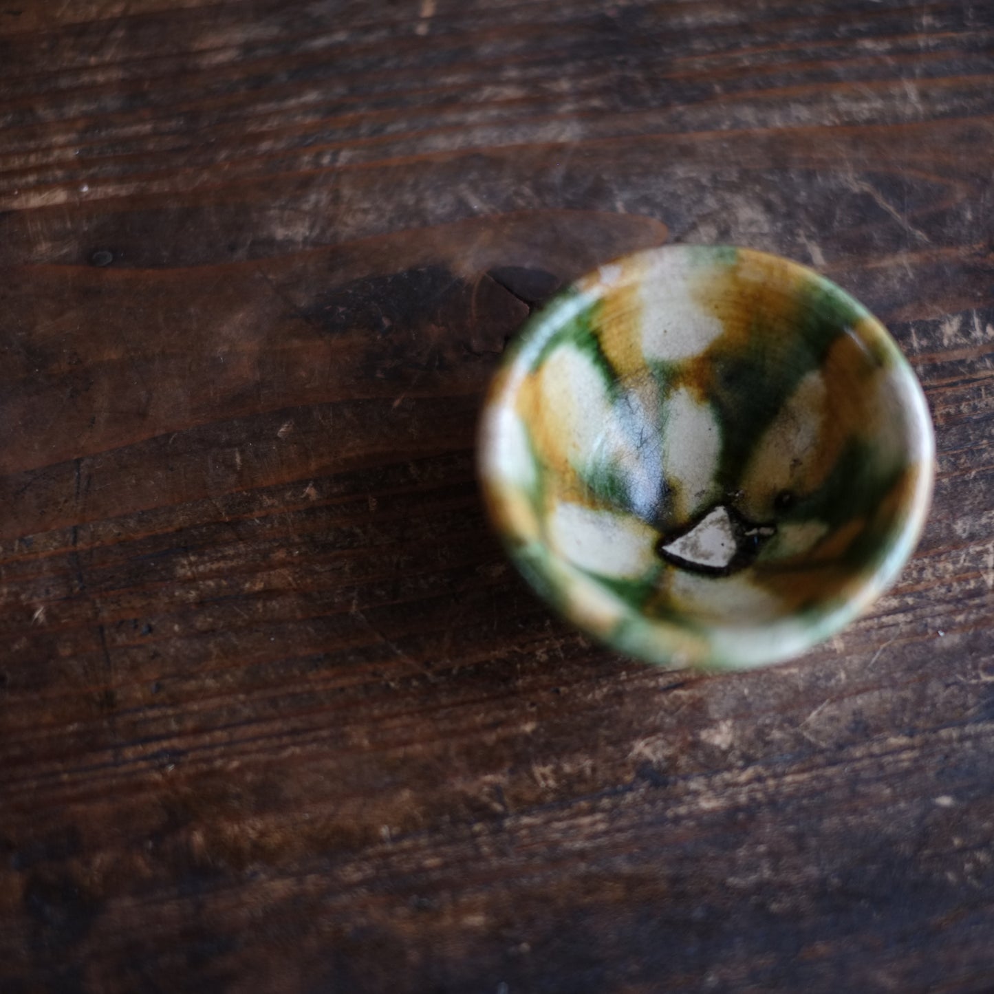 時代　唐三彩　盃・茶杯　(７〜9世紀)
