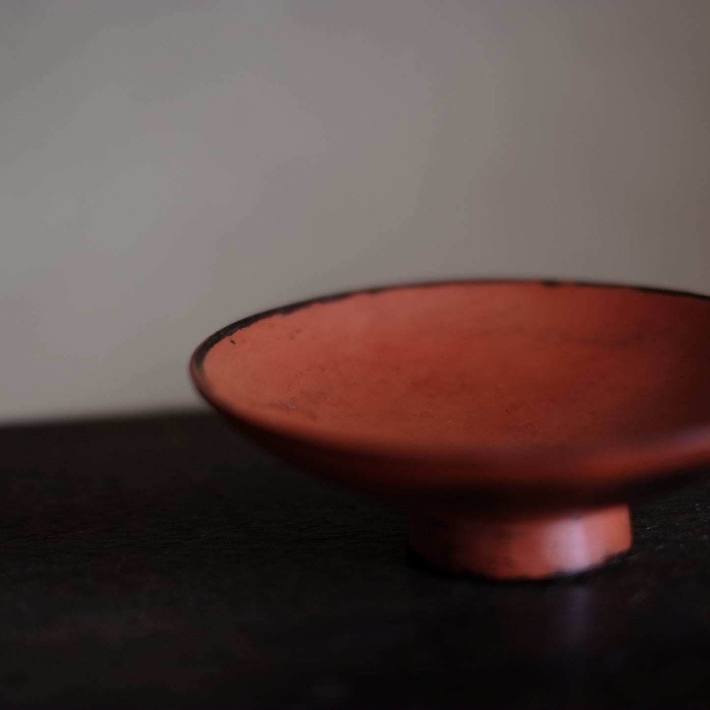 時代　布着根来　酒盃（江戸時代）