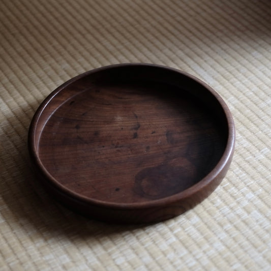 時代 木地 丸盆 (大正-戦前頃)