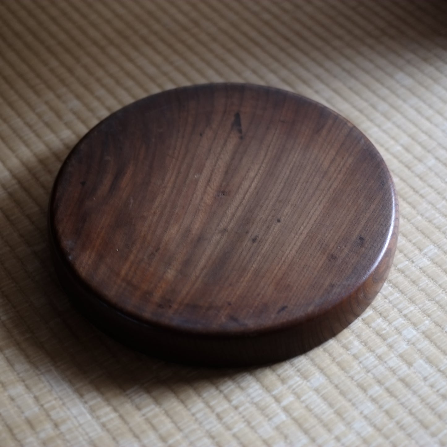時代　木地　丸盆　(大正-戦前頃)