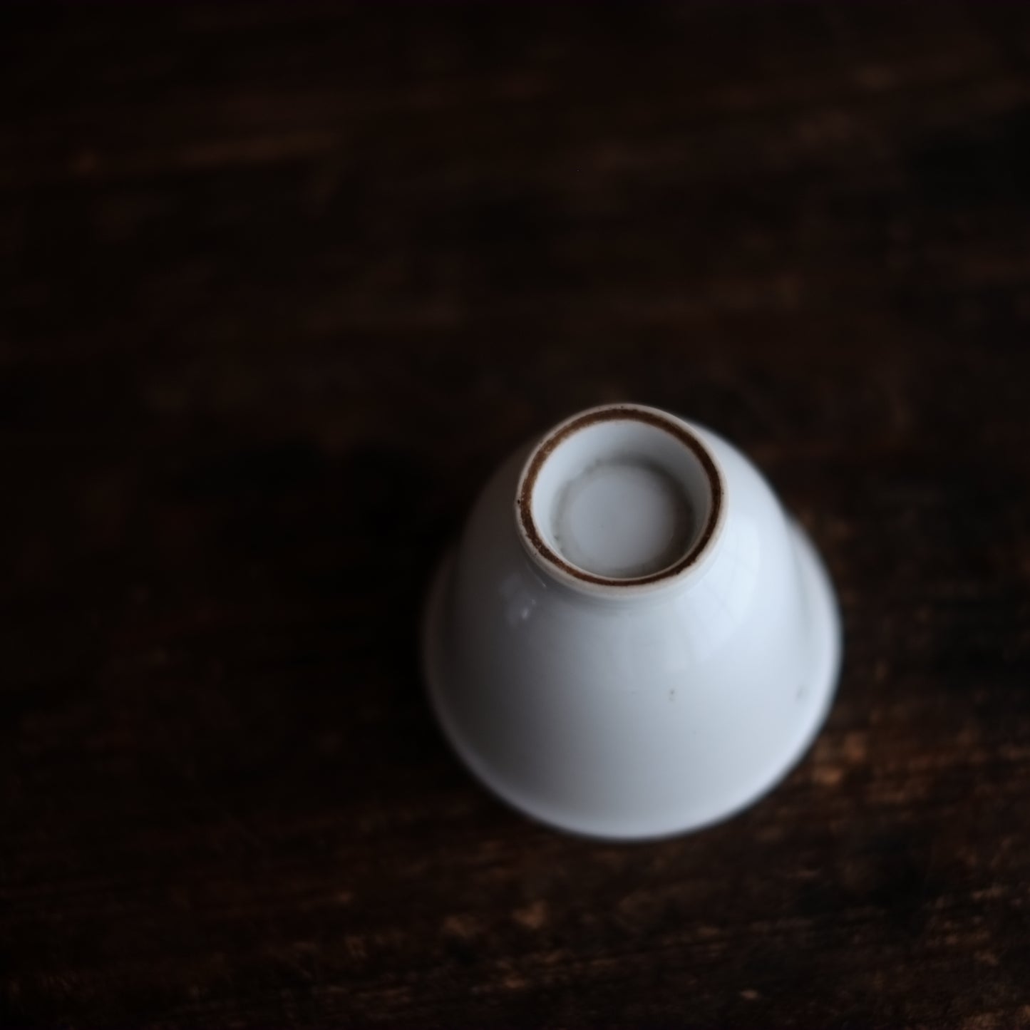 時代　白磁　茶杯・盃　(清朝期)