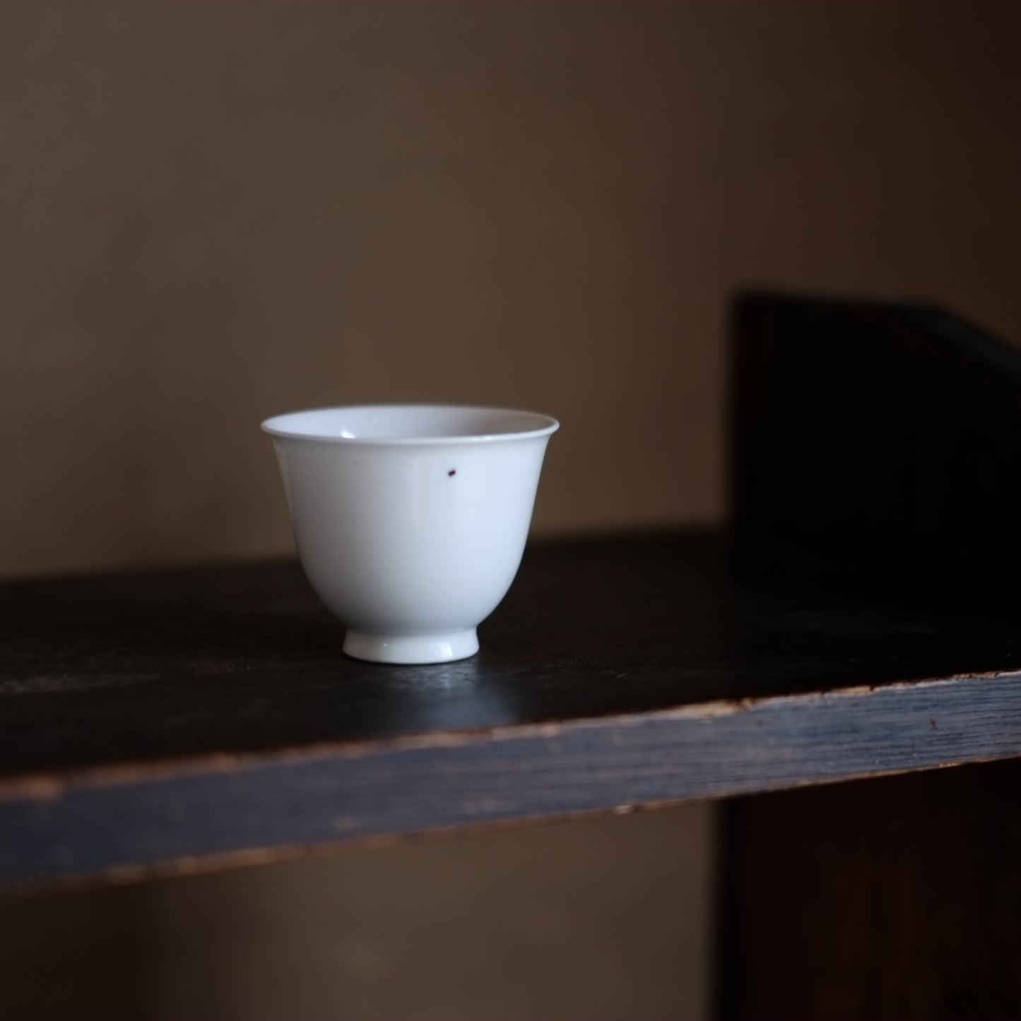 時代　白磁　茶杯・盃　(清朝期)