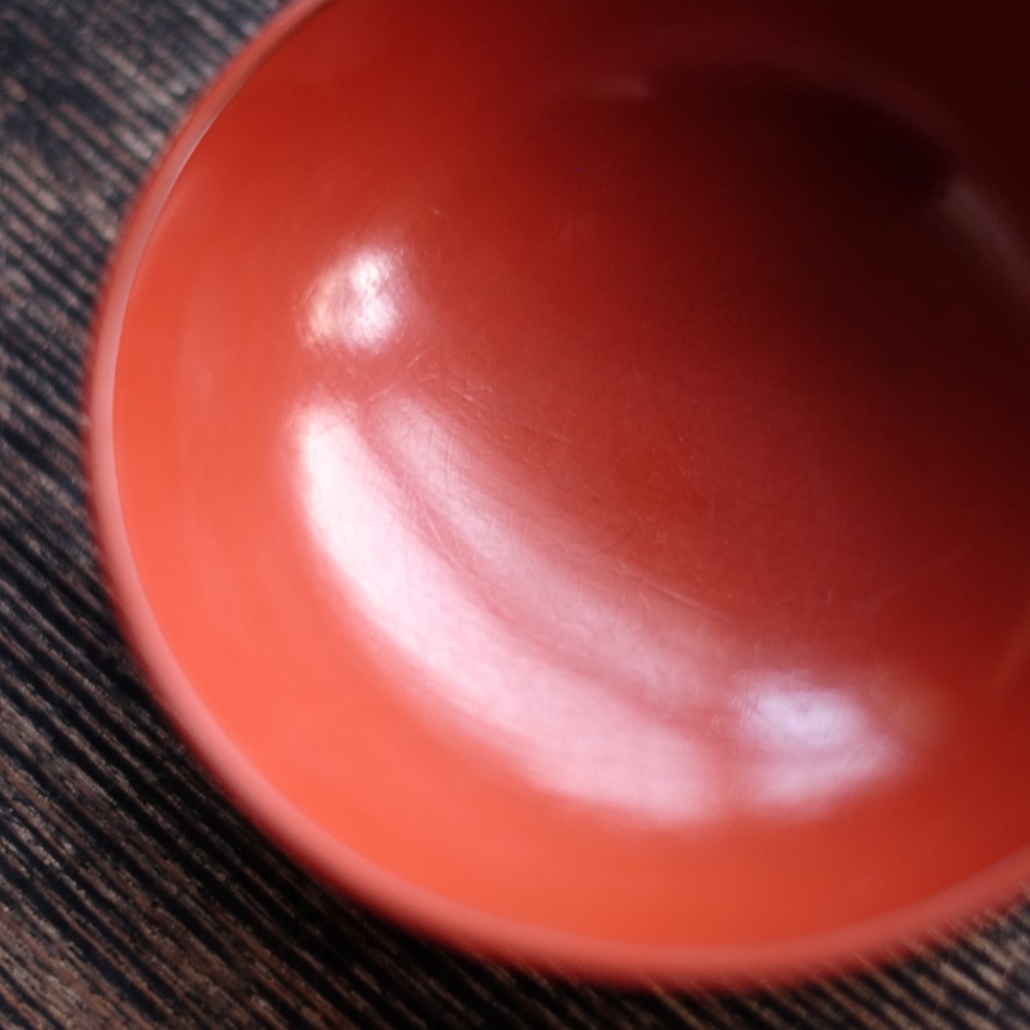 時代　根来蓋付椀・小　汁椀(江戸時代18-19世紀)