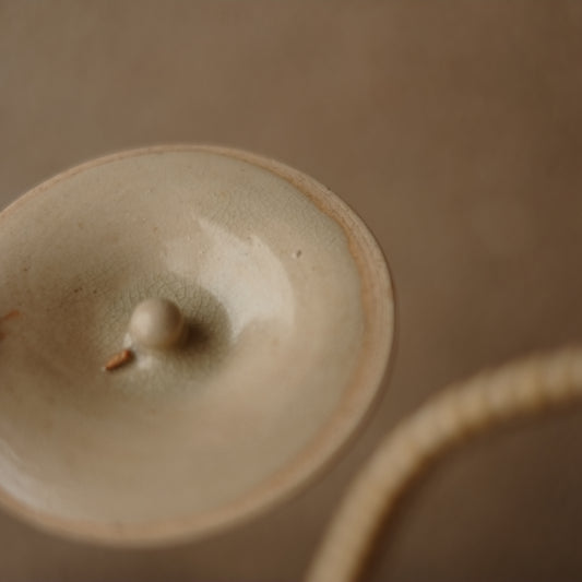 時代　灰釉土瓶　茶急須　（戦前頃）