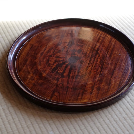 時代 透漆木地盆 (大正-昭和初期頃)