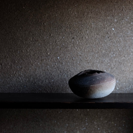 半身代り 須恵器 短頸壺 花入 (古墳時代)