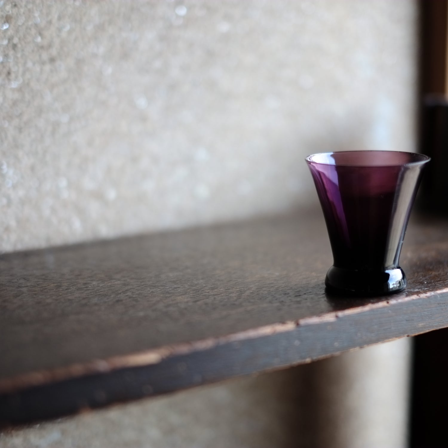 安い大人気紫色硝子盃 工芸ガラス