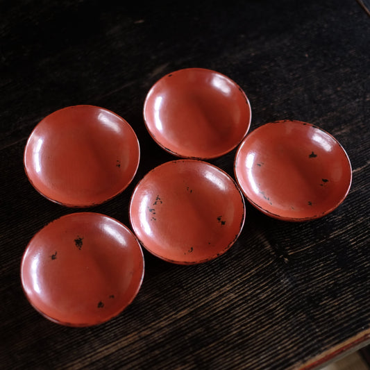 時代 根来平盃 D(江戸時代)17-18世紀