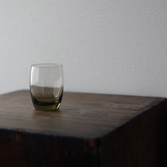 時代 黒ガラス 小グラス(昭和期)