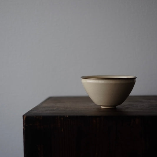 時代 白天目覆輪 茶碗(明治-昭和初期)