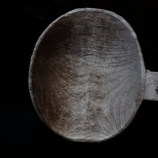 吉野地方　大塔村　時代栗木　坪杓子　（大正〜昭和初期頃)