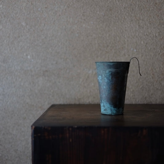 時代 緑青銅器 銚釐 (明治-昭和初期)