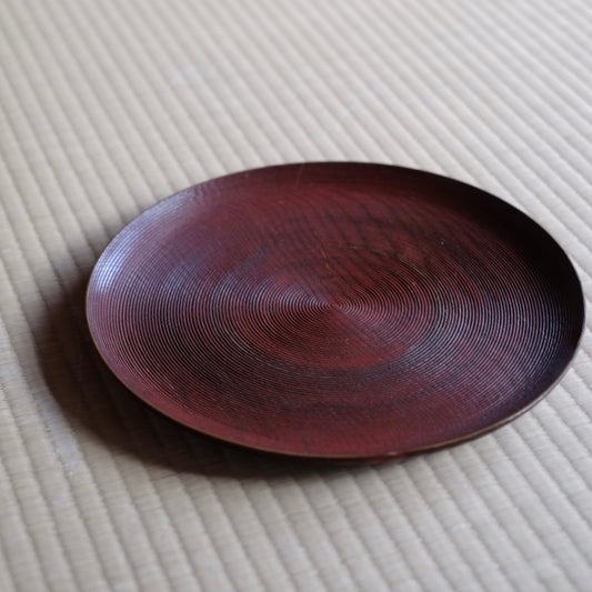 時代 糸目筋 木地盆 千筋 (大正-戦前頃)