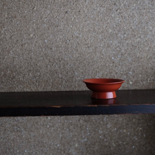 根来　楪子　盃　（江戸前期〜中期）